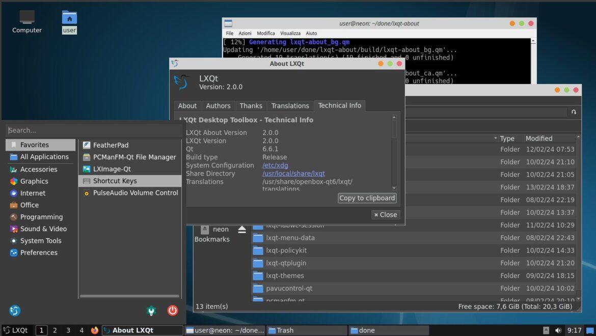 LXQt 2.0 LXQt 2.0