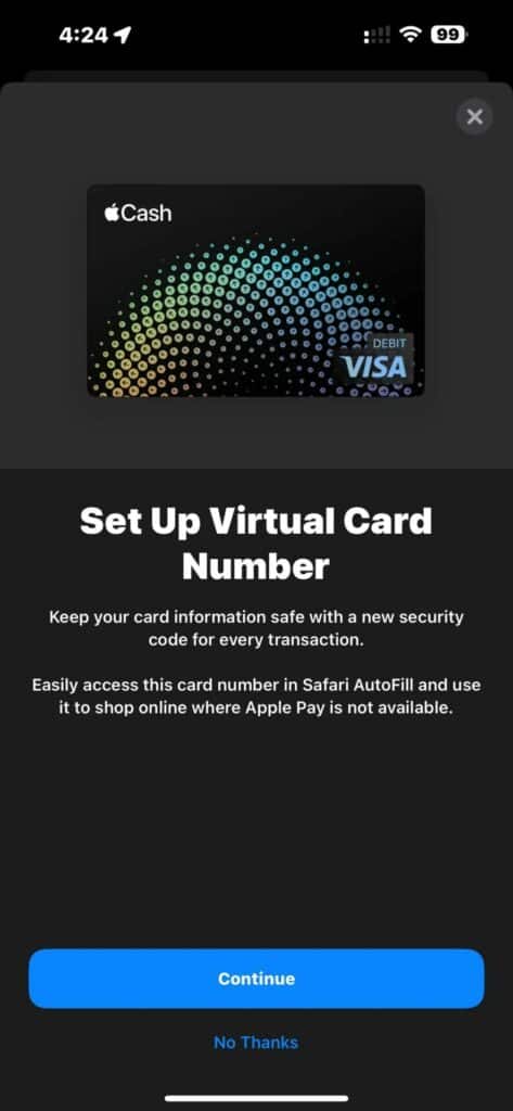 Apple Cash Introduce il Numero di Carta Virtuale con iOS 17.4 6 image 92