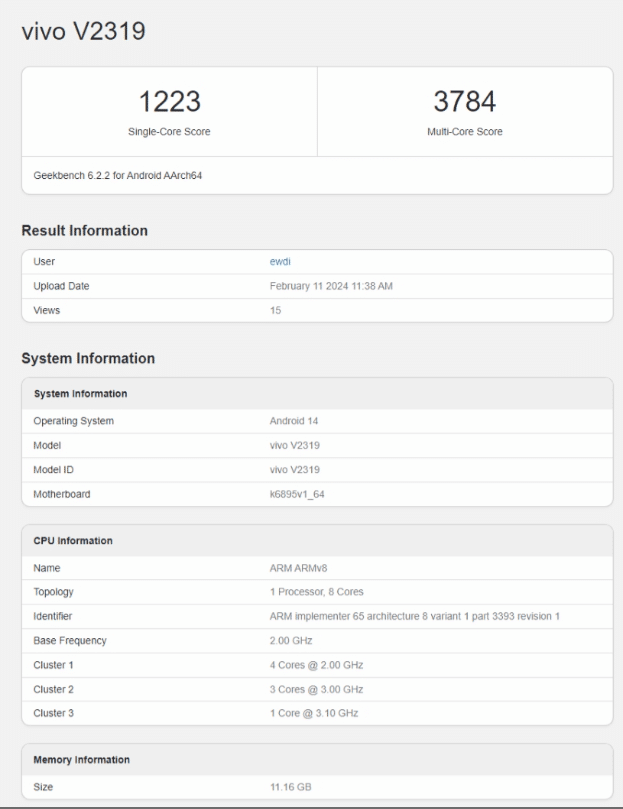 vivo V30 Pro su Geekbench con Dimensity 8200 6 image 94