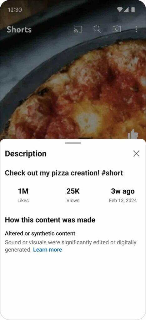Con YouTube è possibile etichettare contenuti generati dall'AI 6 image 137
