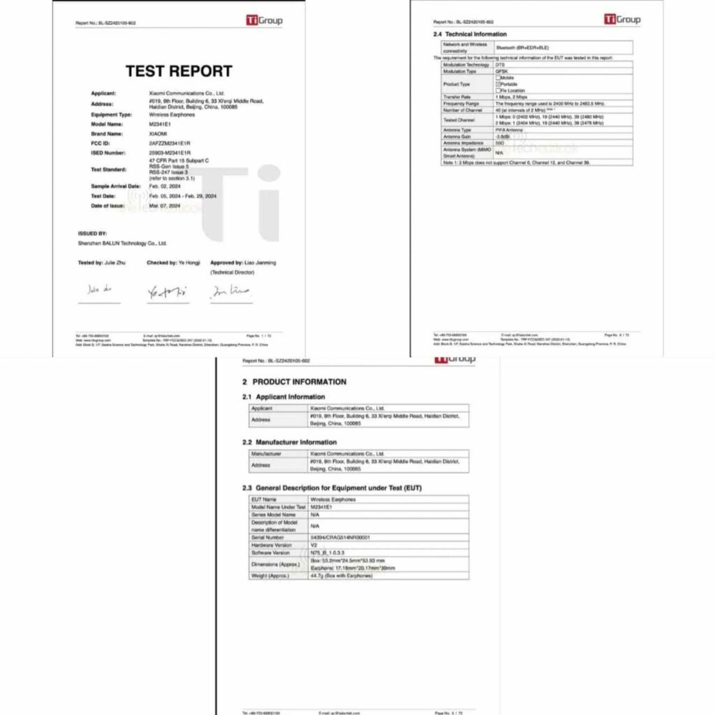 Xiaomi Buds 5 in arrivo: certificazioni preannunciano il lancio globale 6 image 179 1