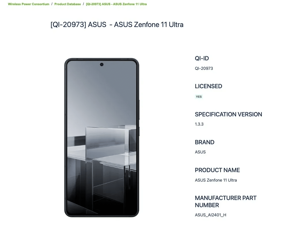 ASUS Zenfone 11 Ultra: certificazione e specifiche in Anteprima 7 image 18