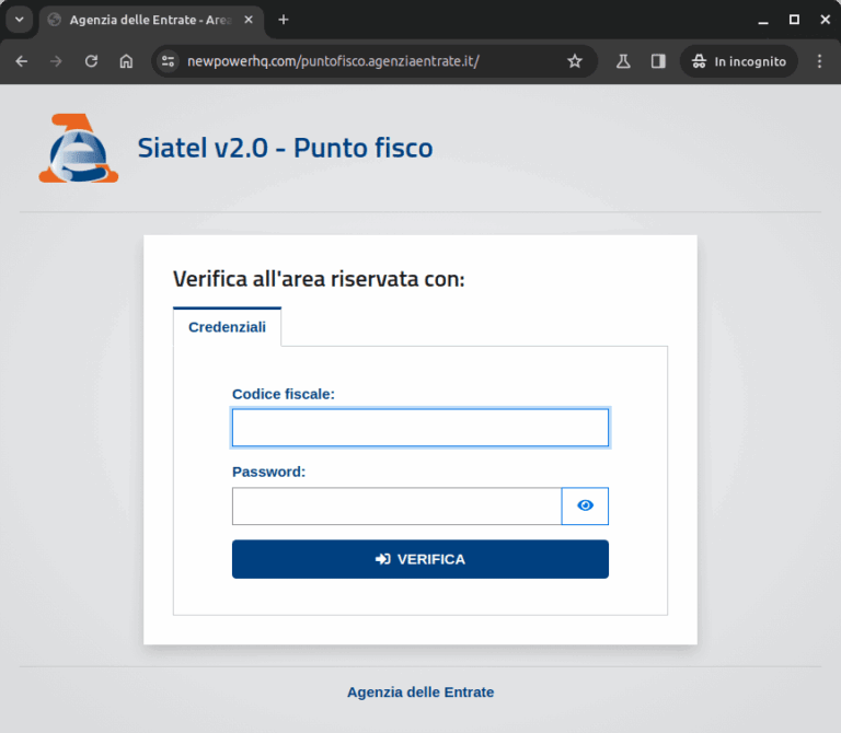 Phishing Agenzia Entrate