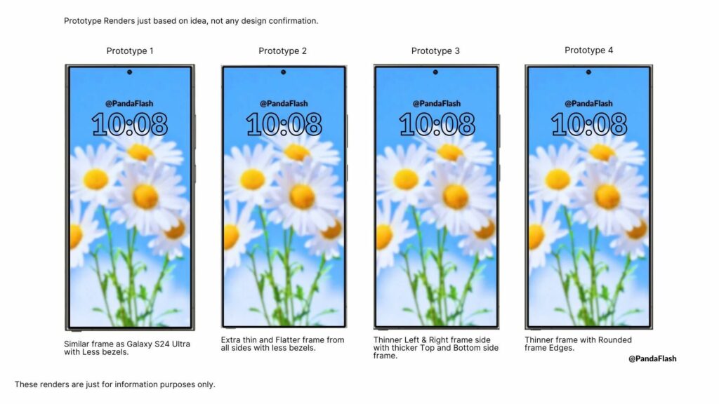Anteprima design Samsung Galaxy S25 Ultra: quattro prototipi in lizza 6 image 225