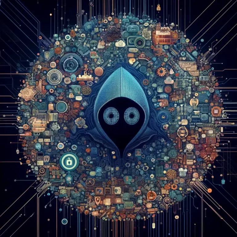 DALL·E 2024 04 05 15.27.21 Visualizza unimmagine astratta che rappresenti lattore di minaccia informatica CoralRaider presumibilmente di origine vietnamita e motivato finan