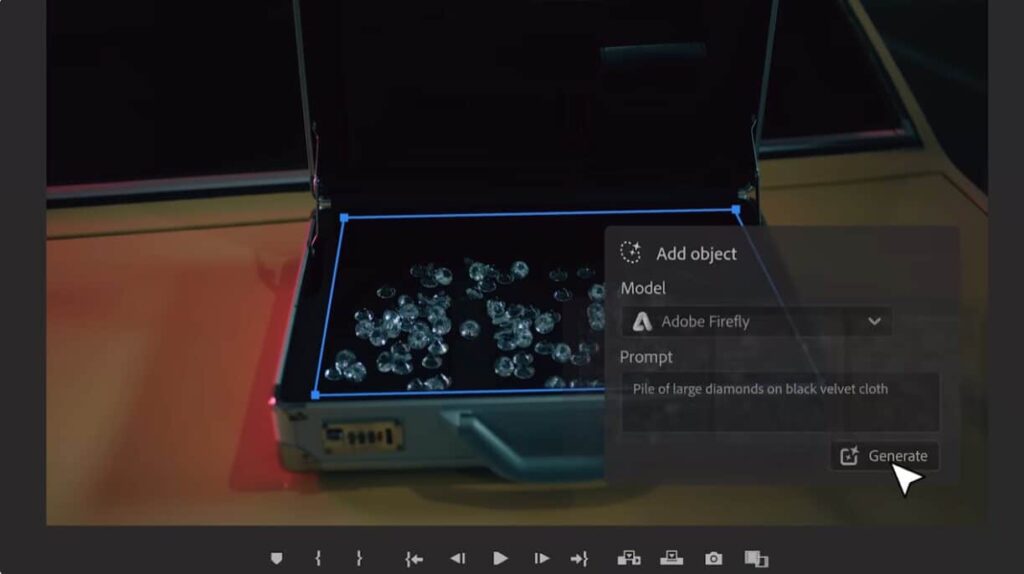 Adobe Premiere pro Firefly
