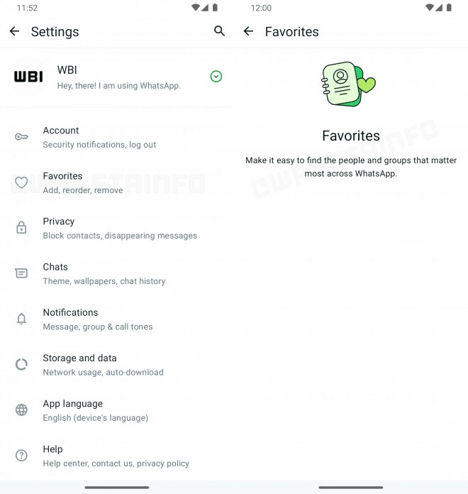 WhatsApp: organizzazione Contatti Preferiti e acquisizione utenti 6 image 201