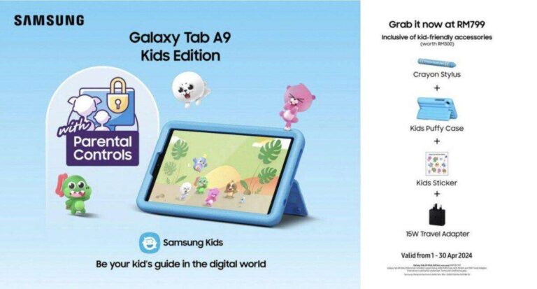 Lancio della Samsung Galaxy Tab A9 Kids Edition