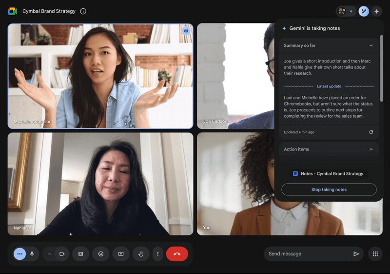 Google Meet introduce funzionalità AI per Trascrizioni e Traduzioni 6 image 67 7