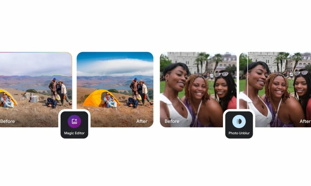 Google, strumenti di Modifica Foto AI di disponibili per tutti e GRATIS