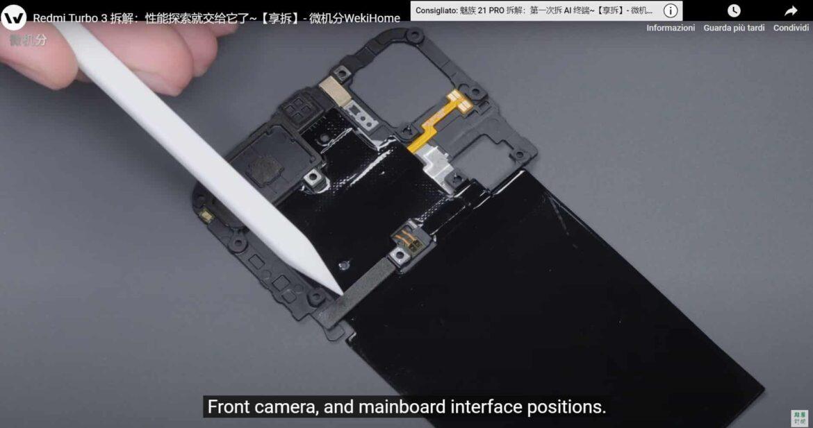 Redmi Turbo 3 teardown
