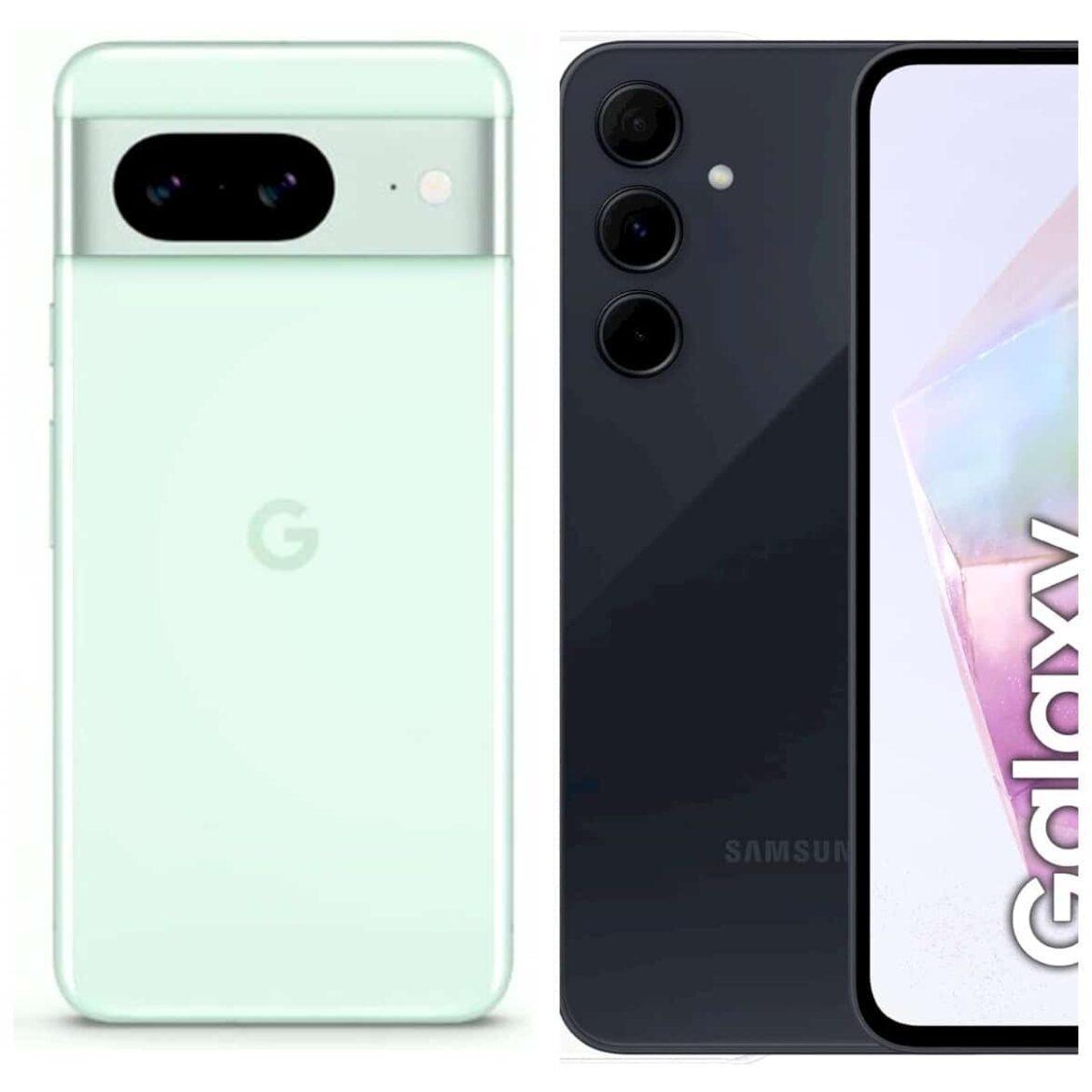 Google Pixel 8a vs Samsung Galaxy A35 5G_ quale scegliere_