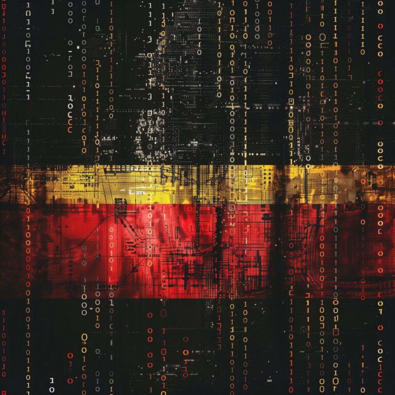 aldebaran33 germany flag in matrix style for a cybersecurity we 743b0c76 087e 4ca2 b0d2 8e3f682cda12