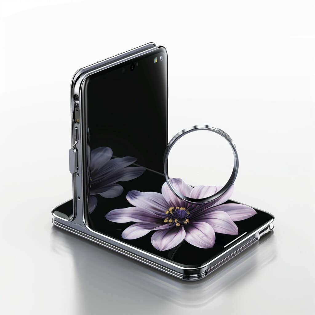 aldebaran33 samsung galaxy z flip and samsung ring e372d853 dc39 4f73 83ec 2f913d31ab16