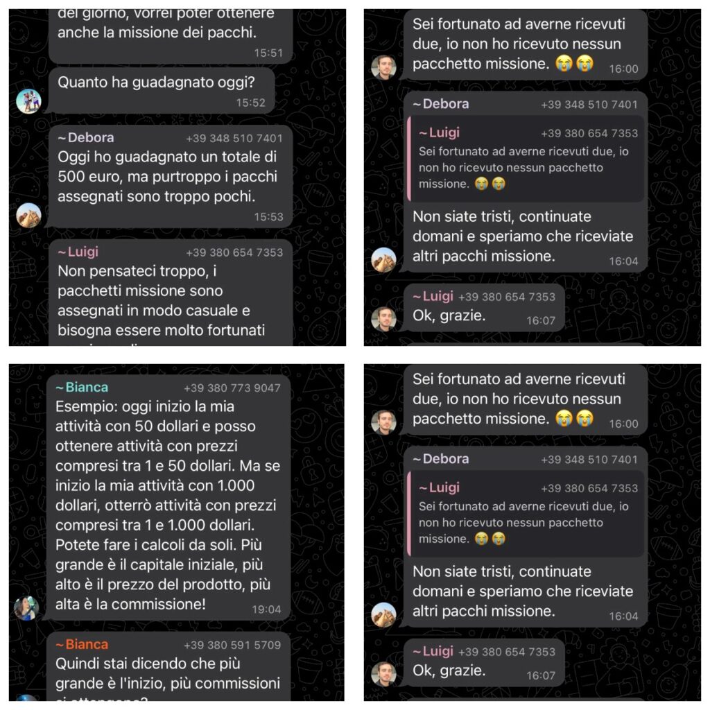 Mazarsiu e Temunao: non solo truffa, ma un vero metodo 9 chat mazarsiu