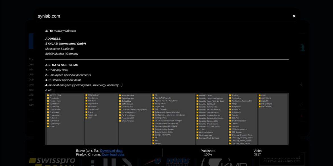 Synlab Campania BlackBasta