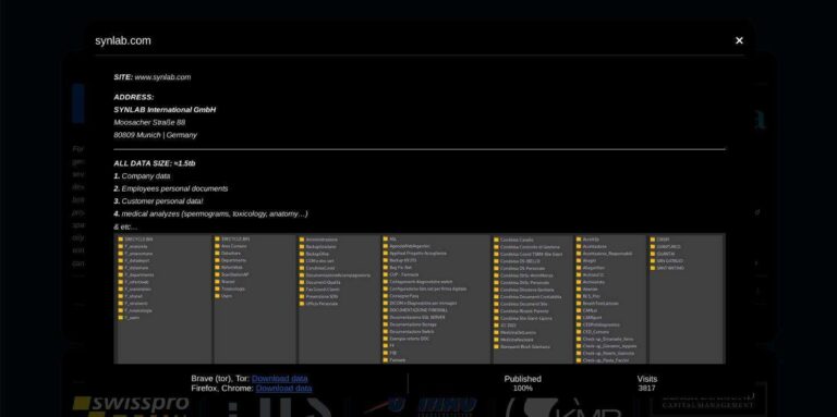 Synlab Campania BlackBasta
