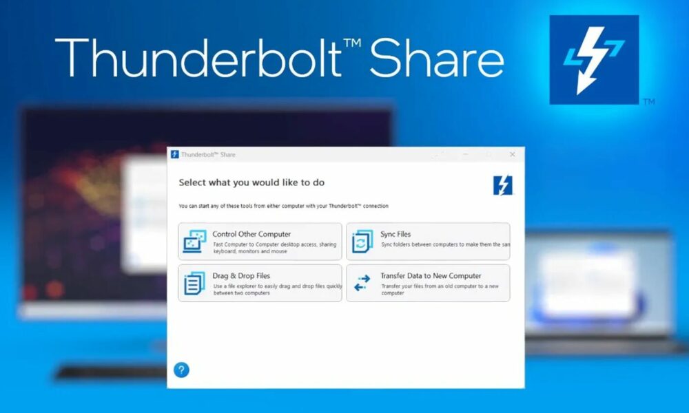 Intel lancia l'app Thunderbolt Share per il controllo e la condivisione tra PC