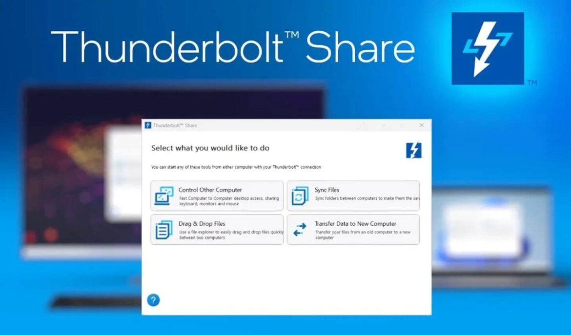 Intel lancia l’app Thunderbolt Share per il controllo e la condivisione tra PC Intel lancia l'app Thunderbolt Share per il controllo e la condivisione tra PC
