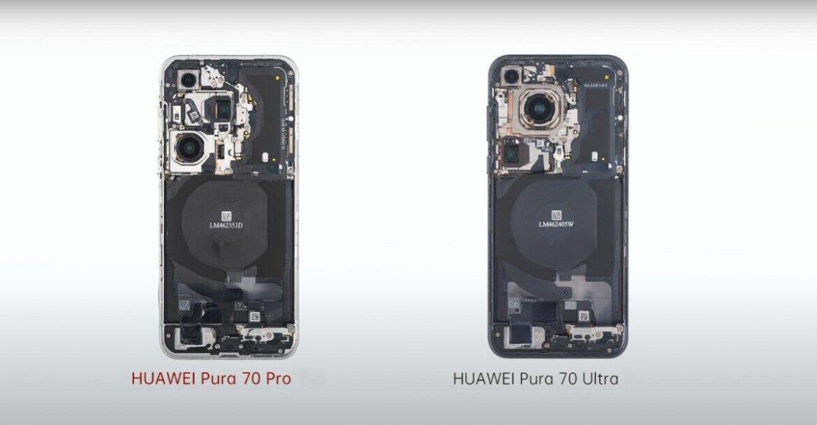 Smontaggio Huawei Pura 70 Pro: piccole differenze rispetto all'Ultra