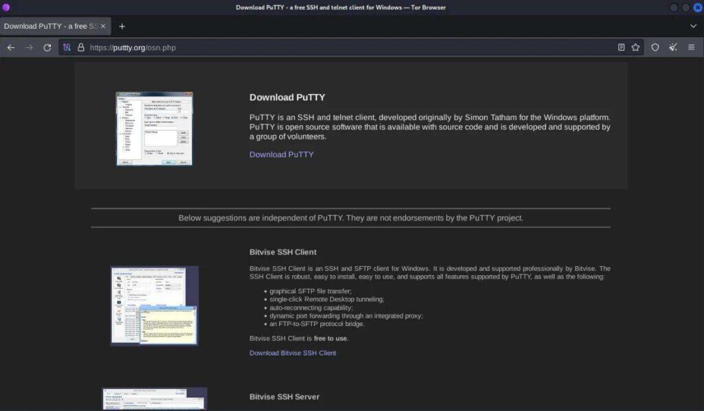 Gruppo ransomware mira Windows con malvertising di PuTTy e WinSCP