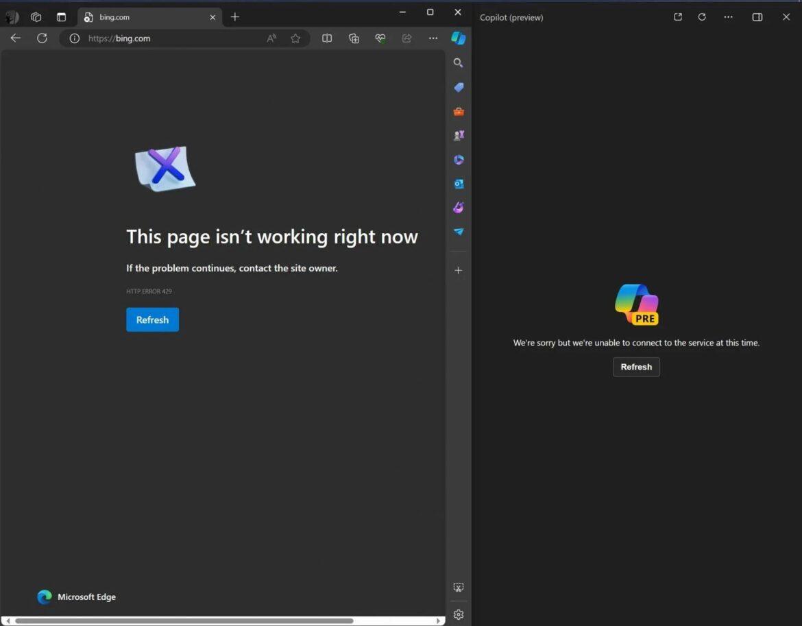 micrsoft copilot blocco