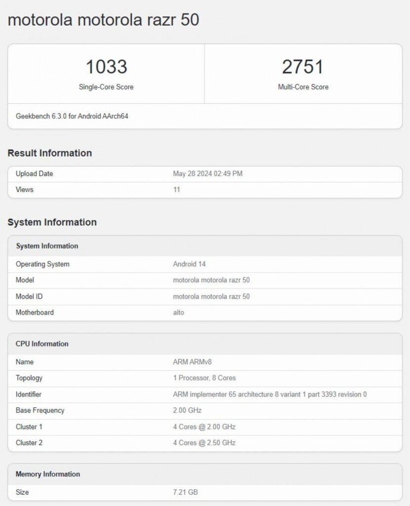 Motorola Razr 50: Specifiche e Dettagli Prima del Lancio 6 image 263
