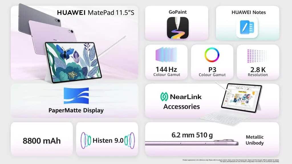 Huawei Lancia il MatePad 11.5-inch S: Design, Caratteristiche e Altro 6 image 61 9
