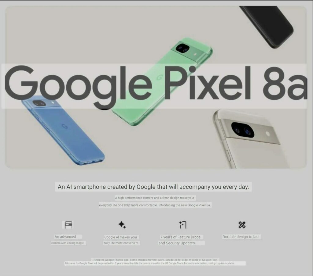 Galaxy S24 FE vs Google Pixel 8a: quale scegliere? 8 Google Pixel 8a