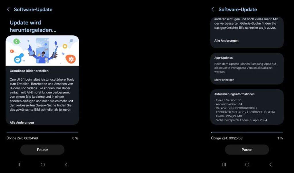 Samsung lancia One UI 6.1 per Galaxy S21 FE e Tab S9 FE 6 s21 fe 6.1