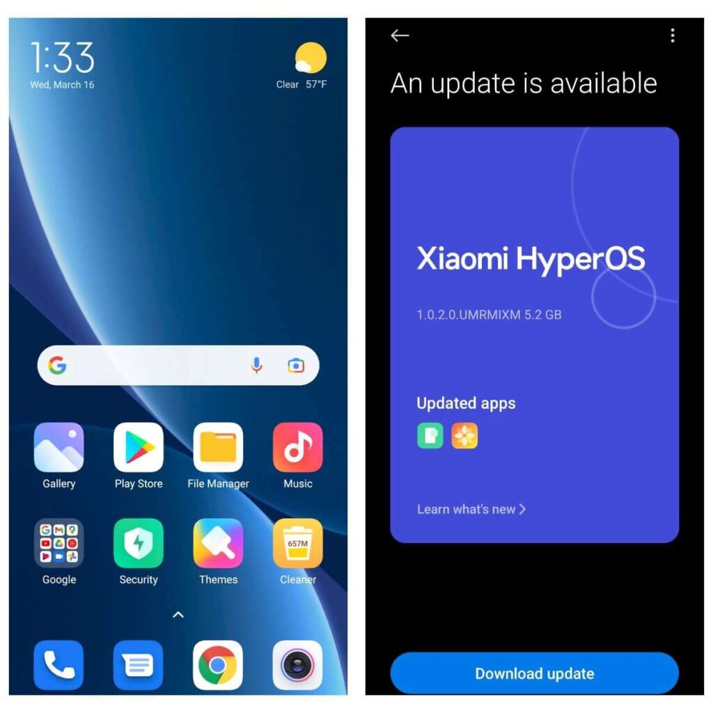 HyperOS vs MIUI: le differenze nelle personalizzazioni di Xiaomi 2 HyperOS MIUI