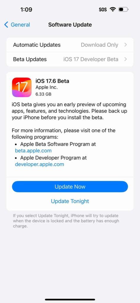 Apple: prime beta di iOS 17.6, macOS Sonoma 14.6, watchOS 10.6, tvOS 17.6 e visionOS 1.3 6 image 145 8