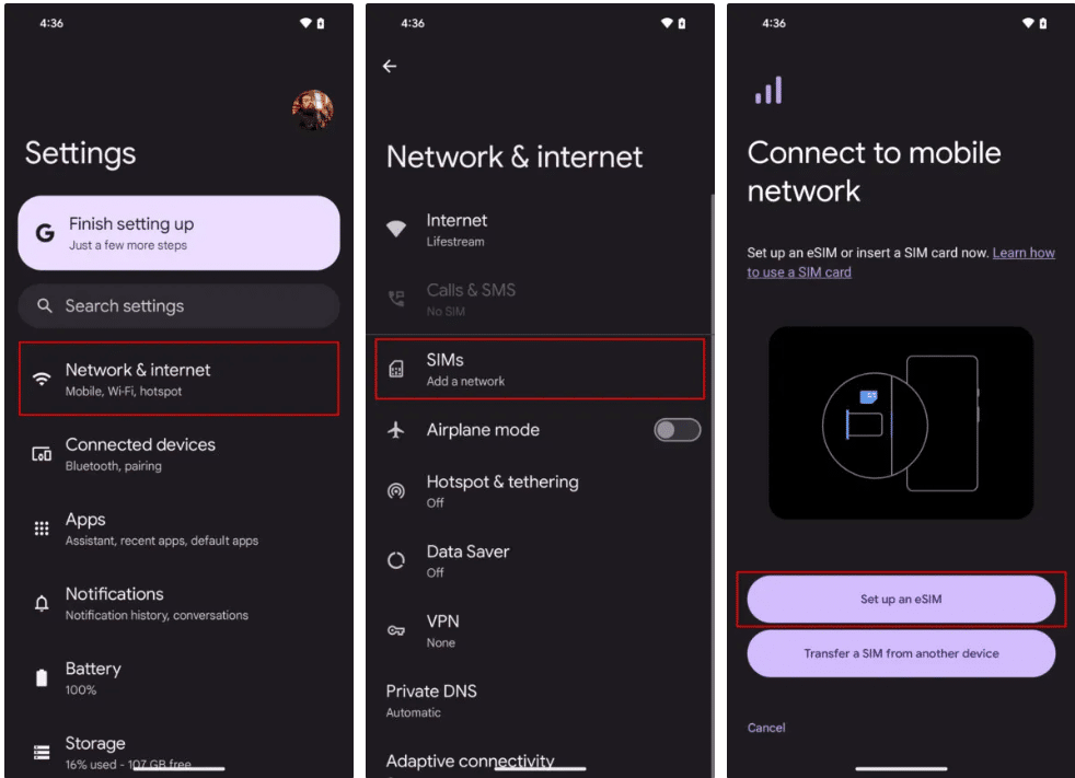 Google Pixel 8a: eSIM, slot per SIM fisica e funzionalità Dual-SIM 6 image 24