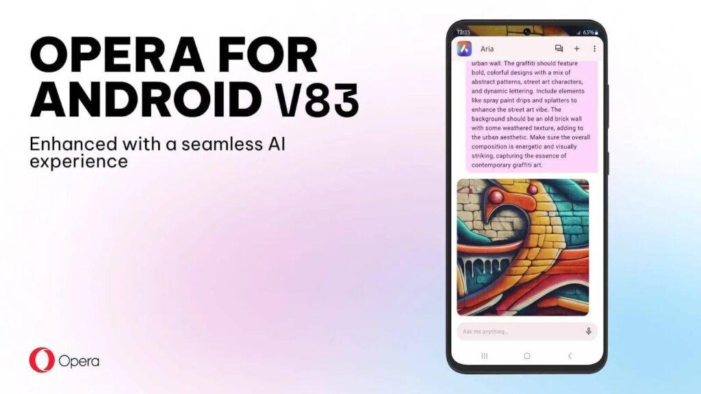 Opera 83 introduce la generazione di immagini AI gratuita 6 image 254 2