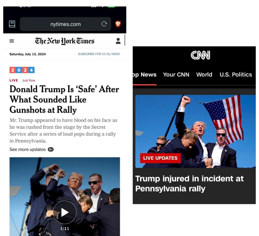 La nostra inchiesta sui social media ha trovato subito conferme 6 Trump injured