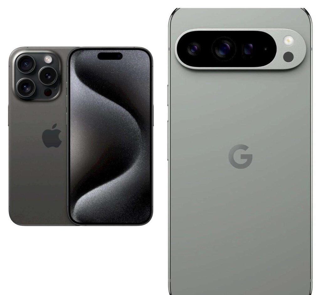 Google Pixel 9 Pro vs Apple iPhone 15 Pro quale scegliere
