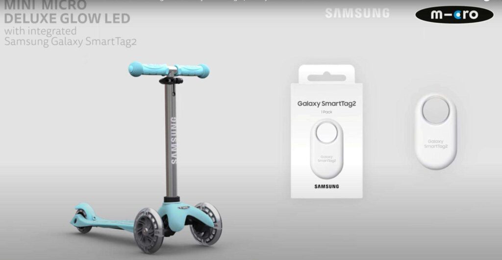 Samsung: Chip moderni e scooter per bambini con SmartTag 2 integrato 2 Screenshot 2024 08 06 145813