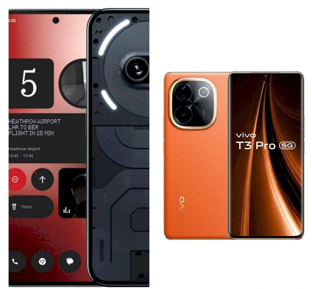 Vivo T3 Pro 5G vs Nothing Phone 2a quale scegliere