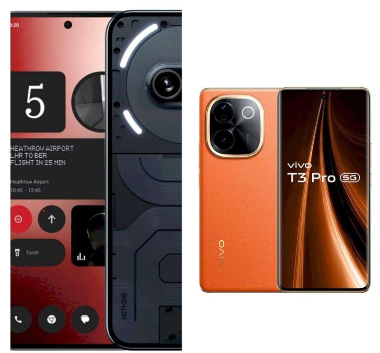 Vivo T3 Pro 5G vs Nothing Phone 2a quale scegliere