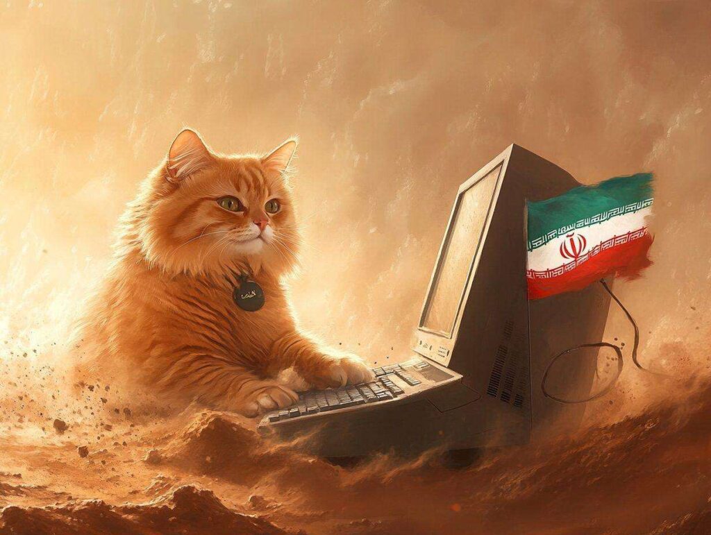 aldebaran33 a peach coloured cat using computer in a sandstor cef8acb5 7516 4130 babc ce5bcc847b04 0