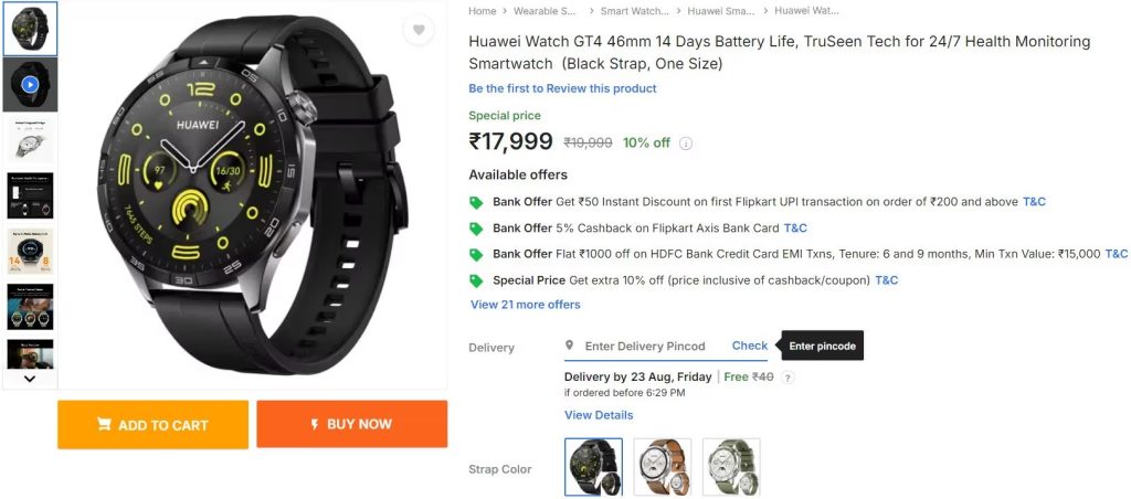 Huawei nuovi Watch D2 e GT4 a settembre 7 image 165