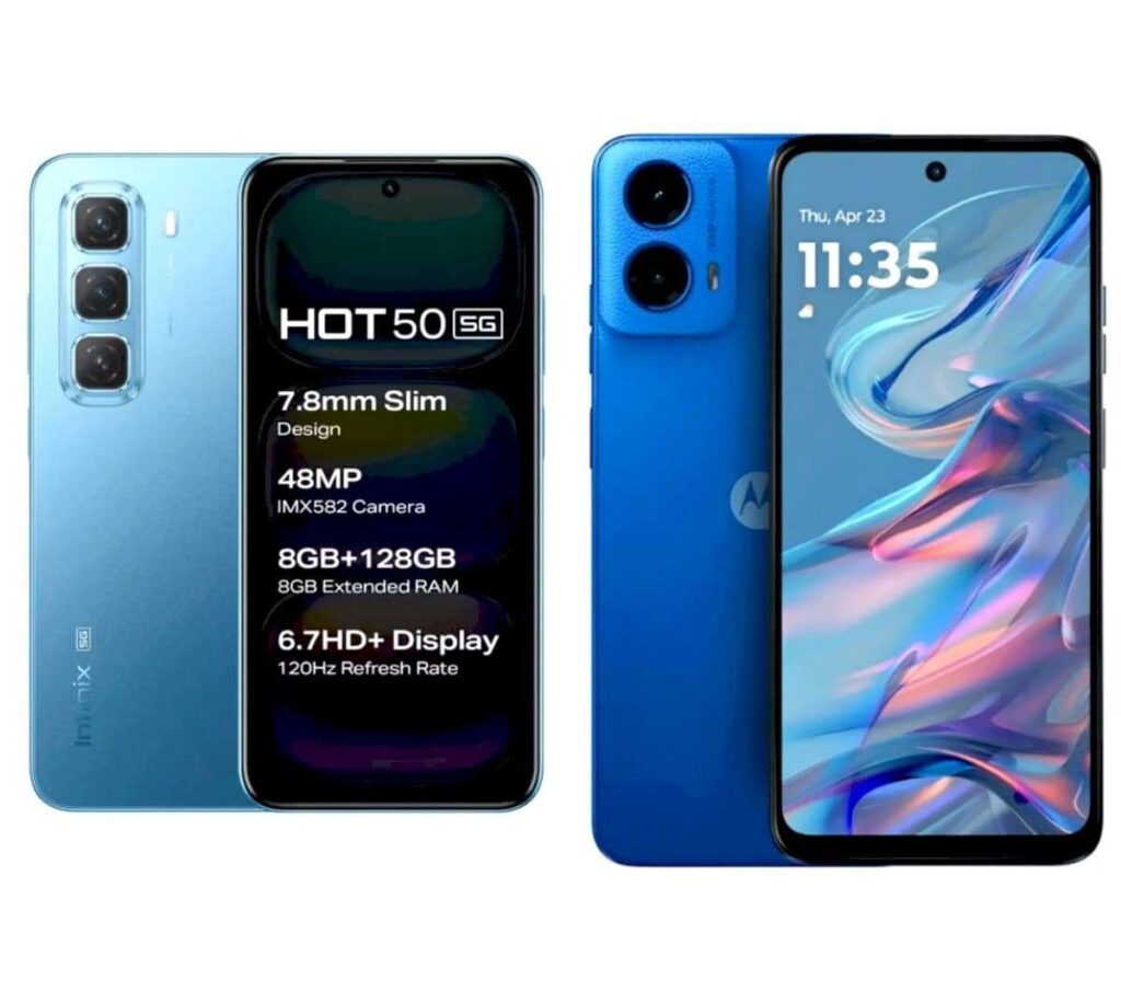 Infinix HOT 50 5G vs Moto G45 5G quale scegliere