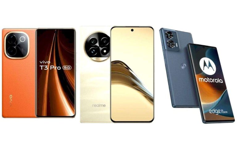 Realme 13 vs Vivo T3 Pro vs Motorola Edge 50 Fusion quale scegliere