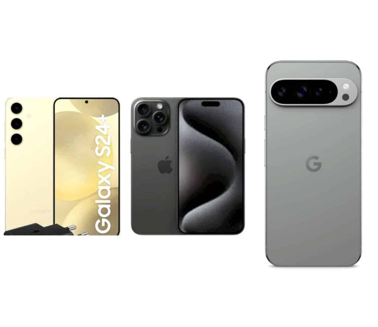 iPhone 16 Pro vs Google Pixel 9 Pro vs Galaxy S24 quale scegliere