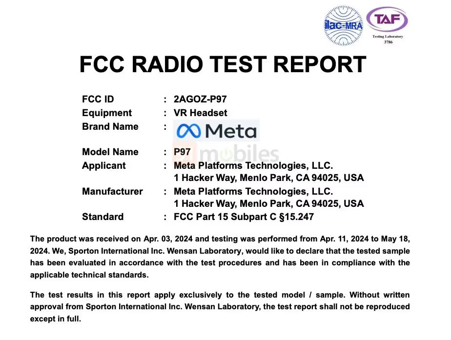 Meta Quest 3S VR in arrivo, c'è la certificazione FCC 6 image 14
