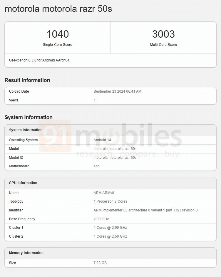 Motorola Razr 50s e OnePlus Ace 5: benchmark e certificazioni 7 image 154