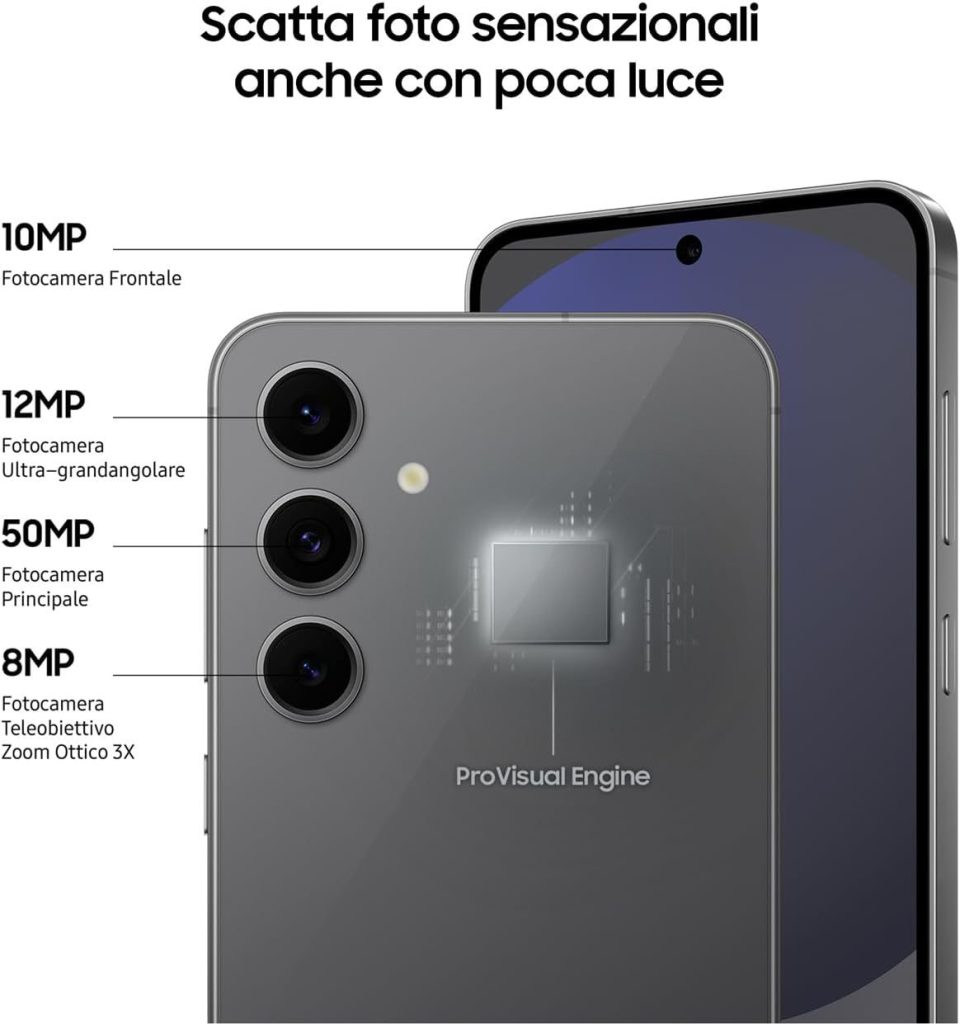 Galaxy S24 FE vs Google Pixel 8a: quale scegliere? 10 Samsung Galaxy S24 FE