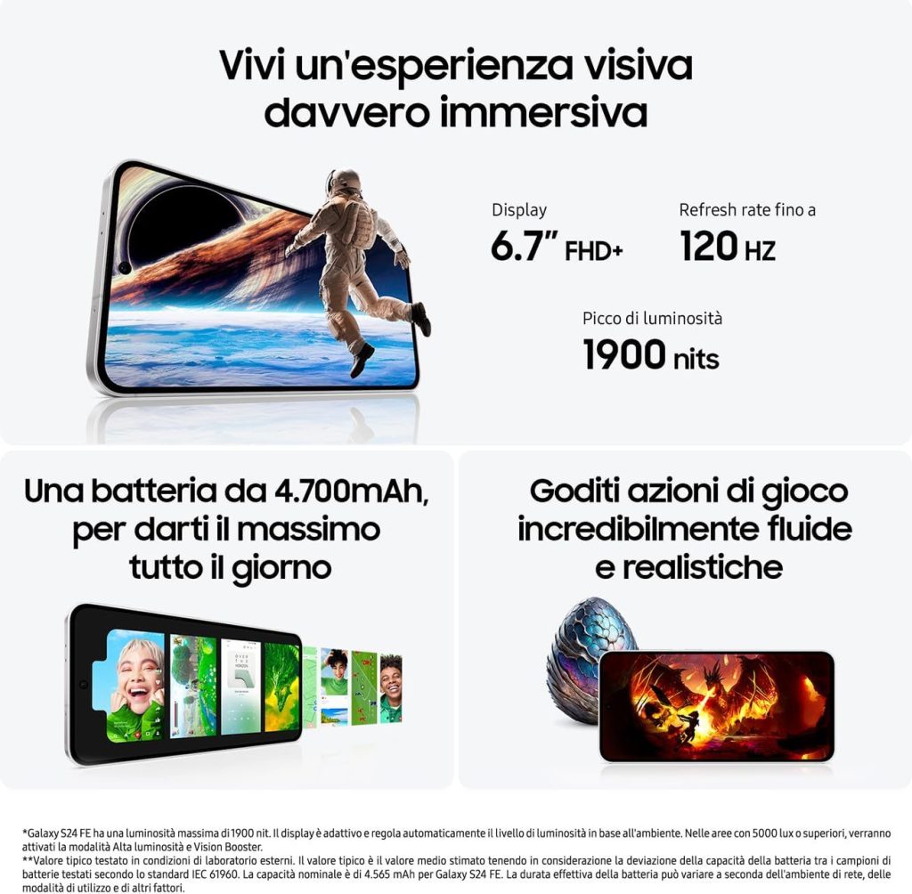 Samsung Galaxy S24 FE: Specifiche, Chipset Exynos 2400 e Aggiornamenti Software Estesi 10 image 193 8