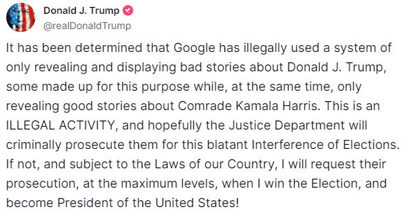 Trump minaccia Google: accuse di favoritismi nelle ricerche online 6 image 197