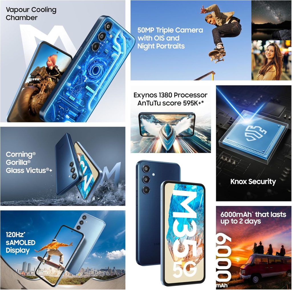 Samsung Galaxy M35 vs Nothing Phone (2a): quale scegliere? 8 Samsung Galaxy M35 5G